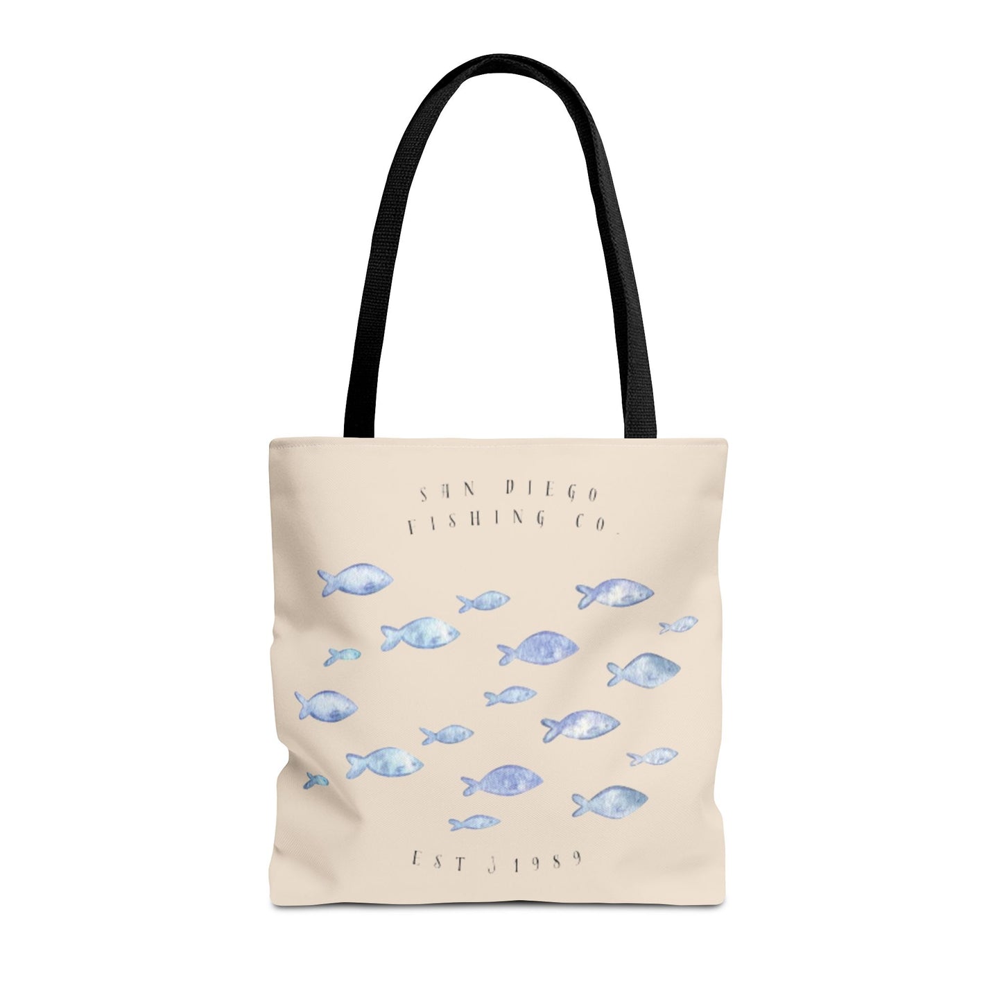 Serene Fish Design Tote Bag