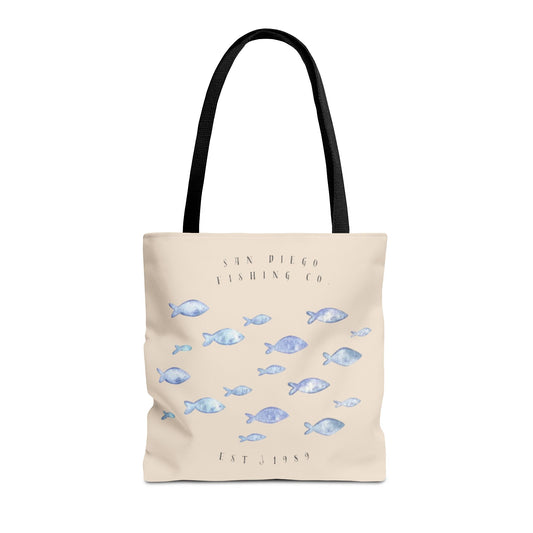 Serene Fish Design Tote Bag