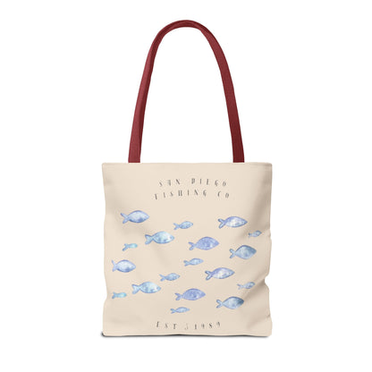Serene Fish Design Tote Bag