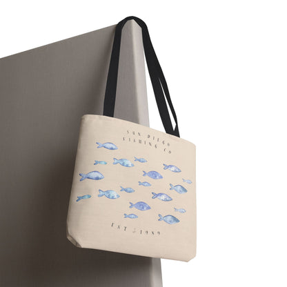 Serene Fish Design Tote Bag