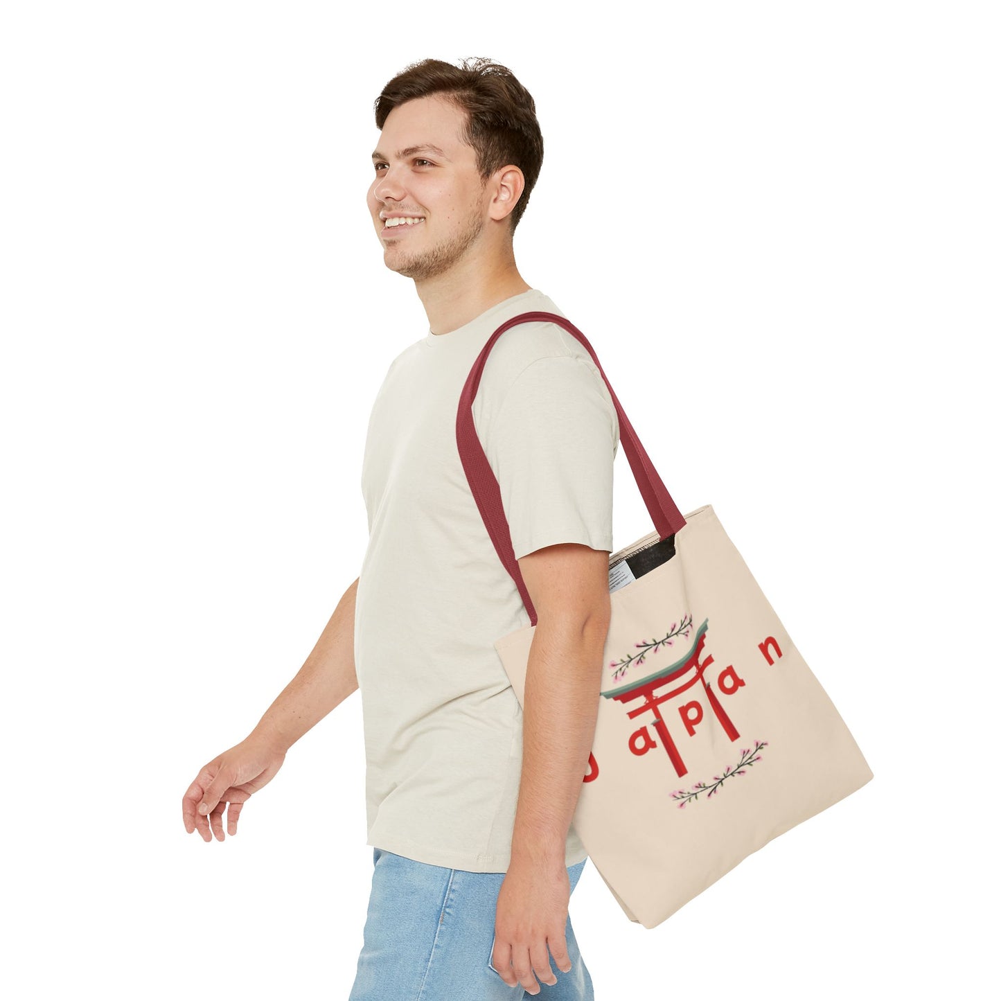 Japan-Inspired Tote Bag - Sand