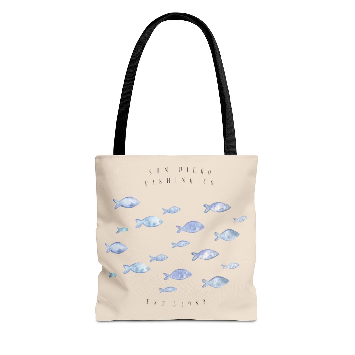 Serene Fish Design Tote Bag