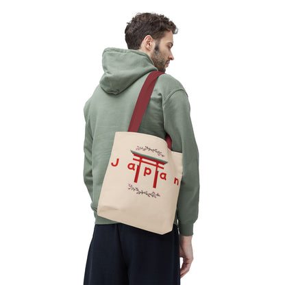 Japan-Inspired Tote Bag - Sand
