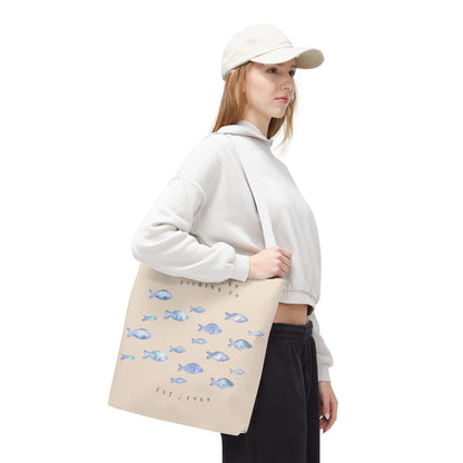 Serene Fish Design Tote Bag