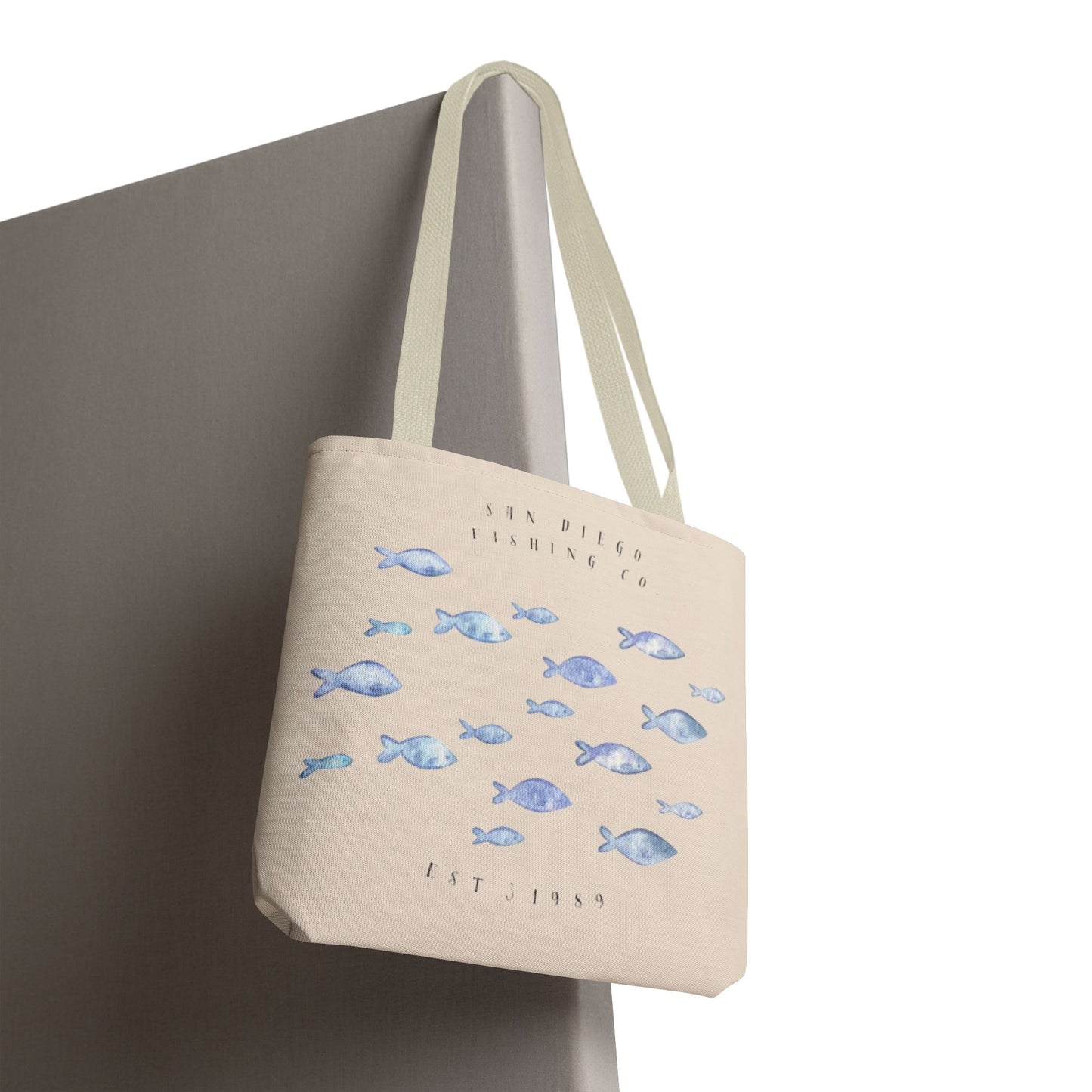 Serene Fish Design Tote Bag