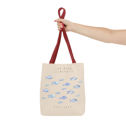 Serene Fish Design Tote Bag