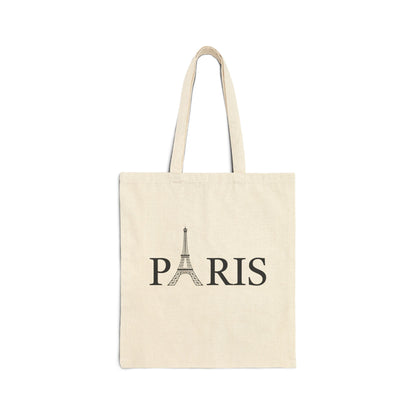 Paris Eiffel Tower Canvas Tote Bag