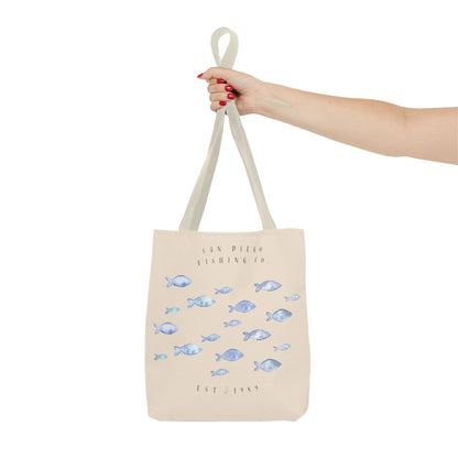 Serene Fish Design Tote Bag