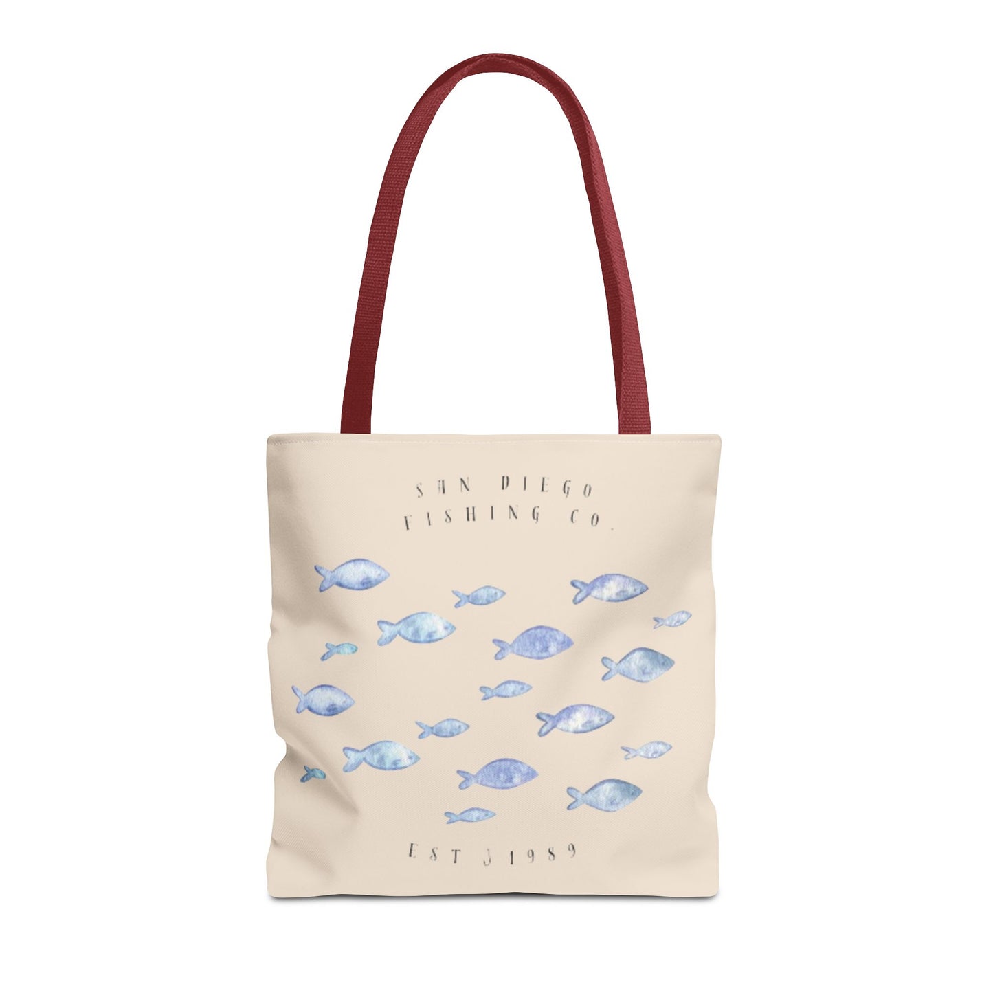 Serene Fish Design Tote Bag