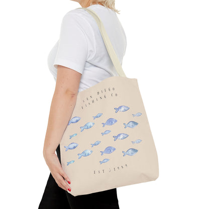 Serene Fish Design Tote Bag