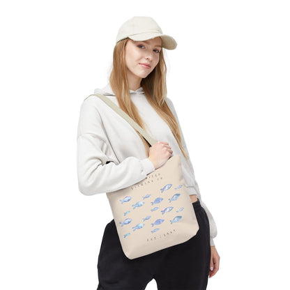 Serene Fish Design Tote Bag