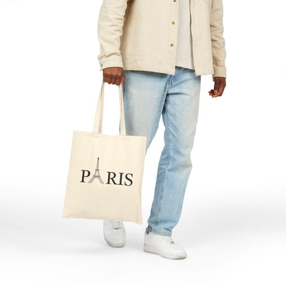 Paris Eiffel Tower Canvas Tote Bag