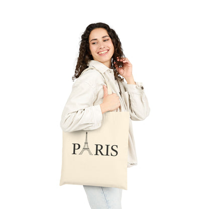 Paris Eiffel Tower Canvas Tote Bag