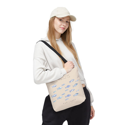 Serene Fish Design Tote Bag