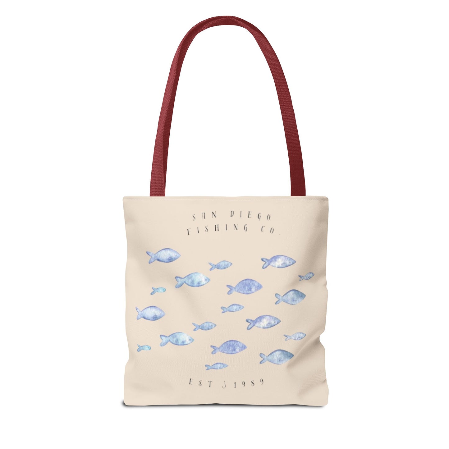 Serene Fish Design Tote Bag
