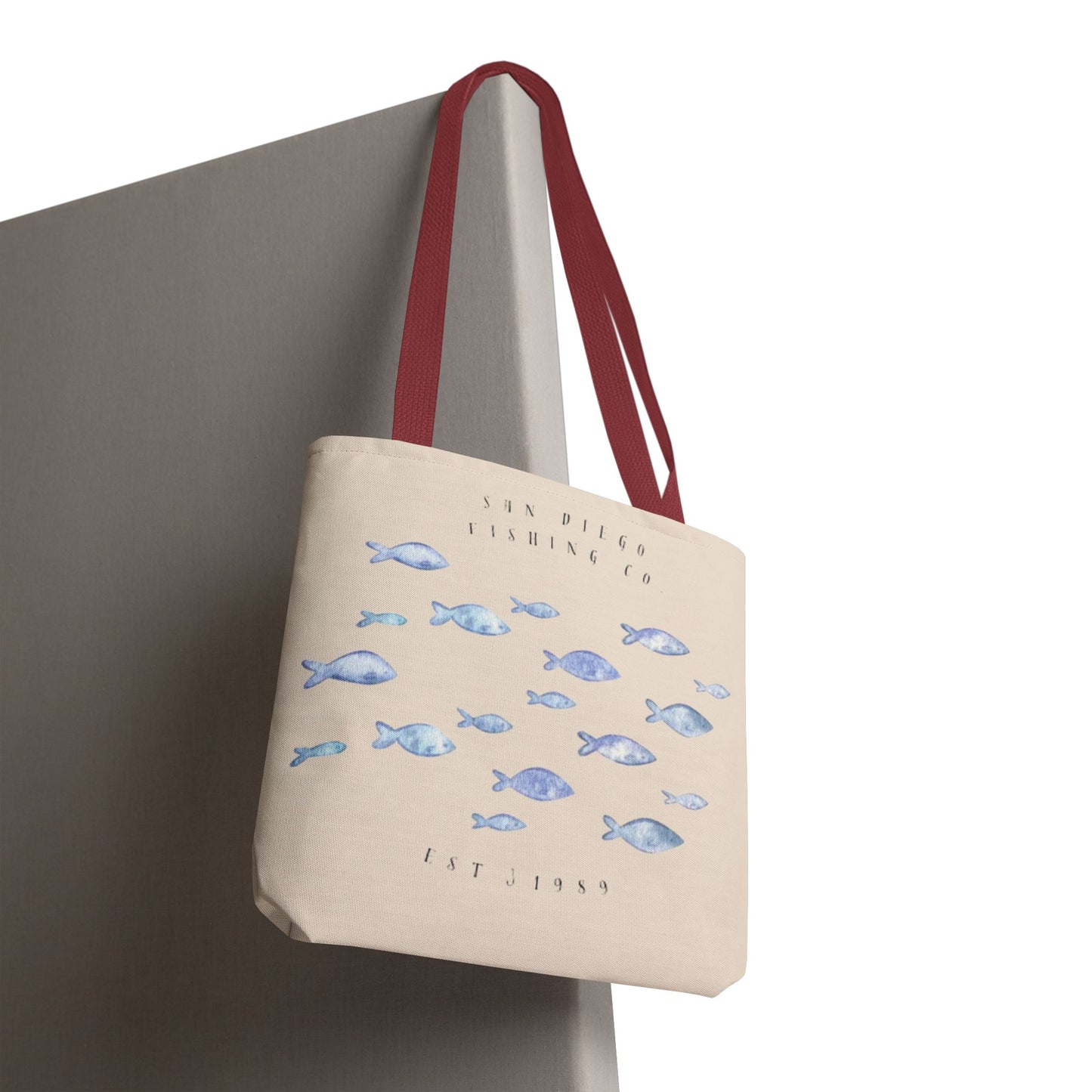 Serene Fish Design Tote Bag