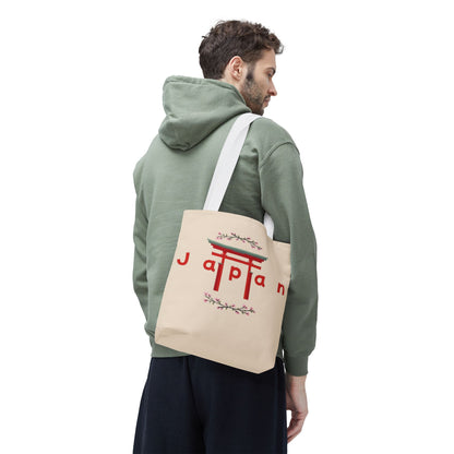 Japan-Inspired Tote Bag - Sand
