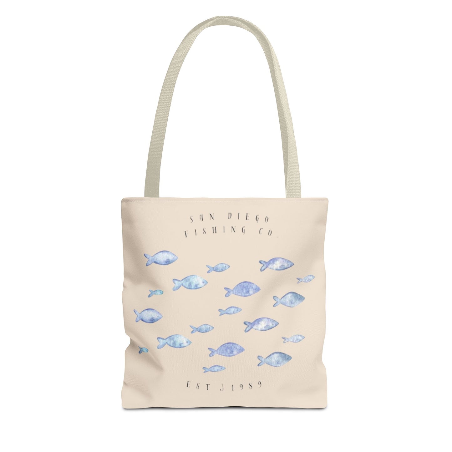 Serene Fish Design Tote Bag