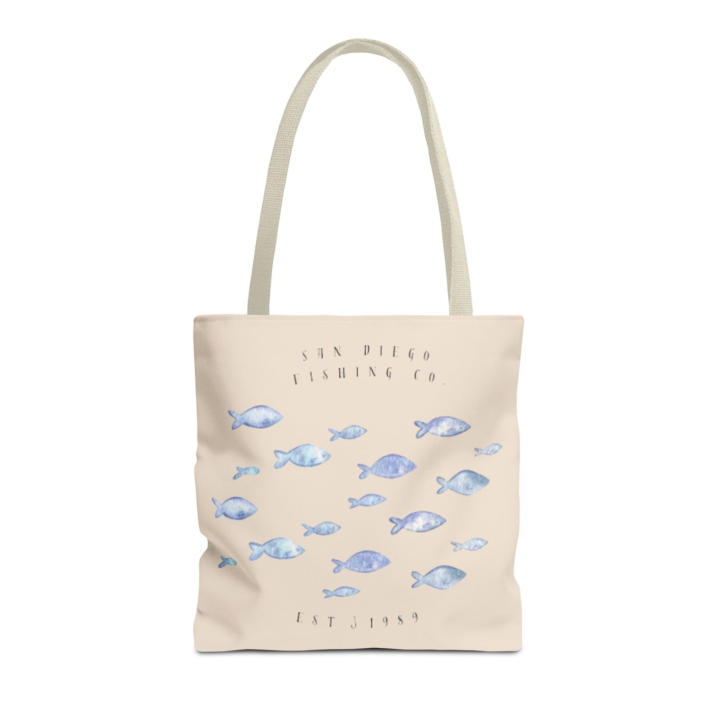 Serene Fish Design Tote Bag