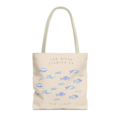 Serene Fish Design Tote Bag