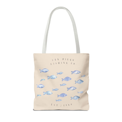 Serene Fish Design Tote Bag