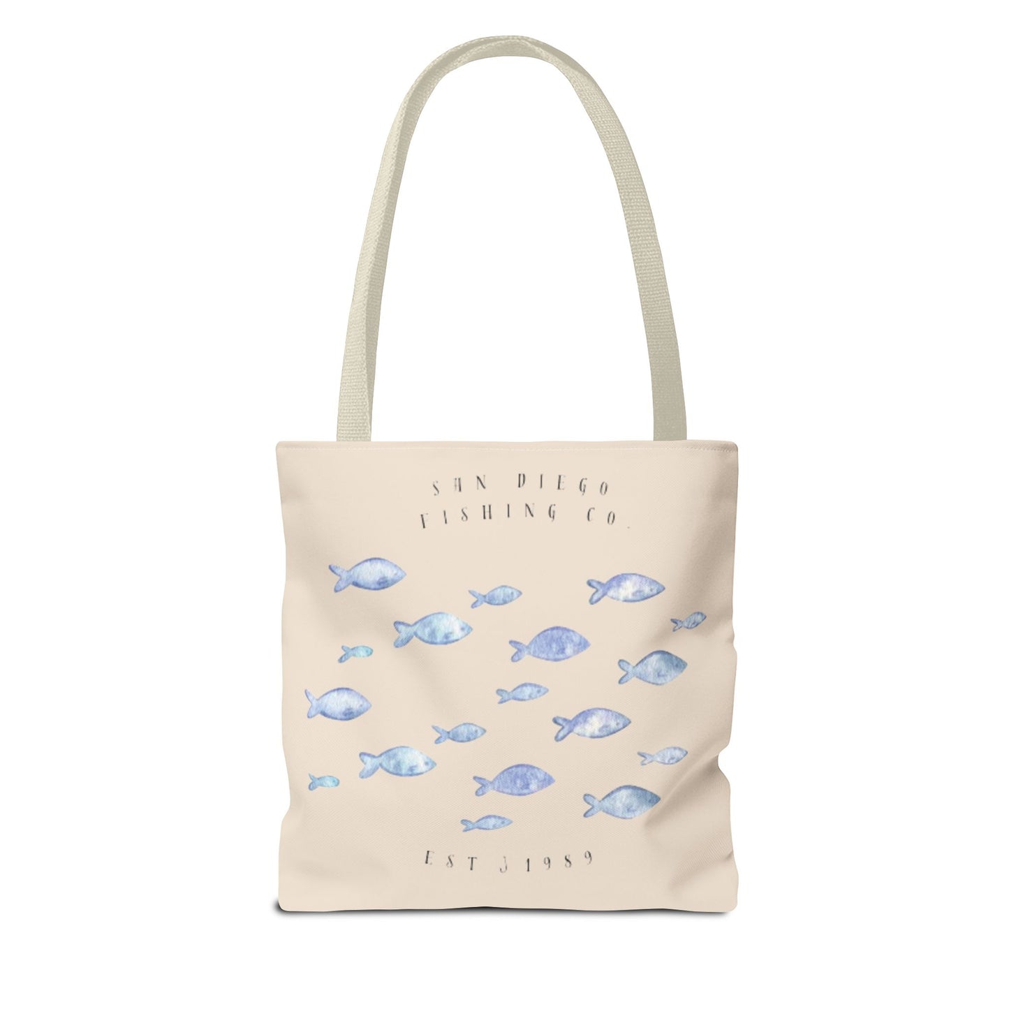 Serene Fish Design Tote Bag