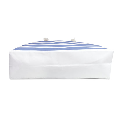 Nautical Blue Striped Weekender Bag