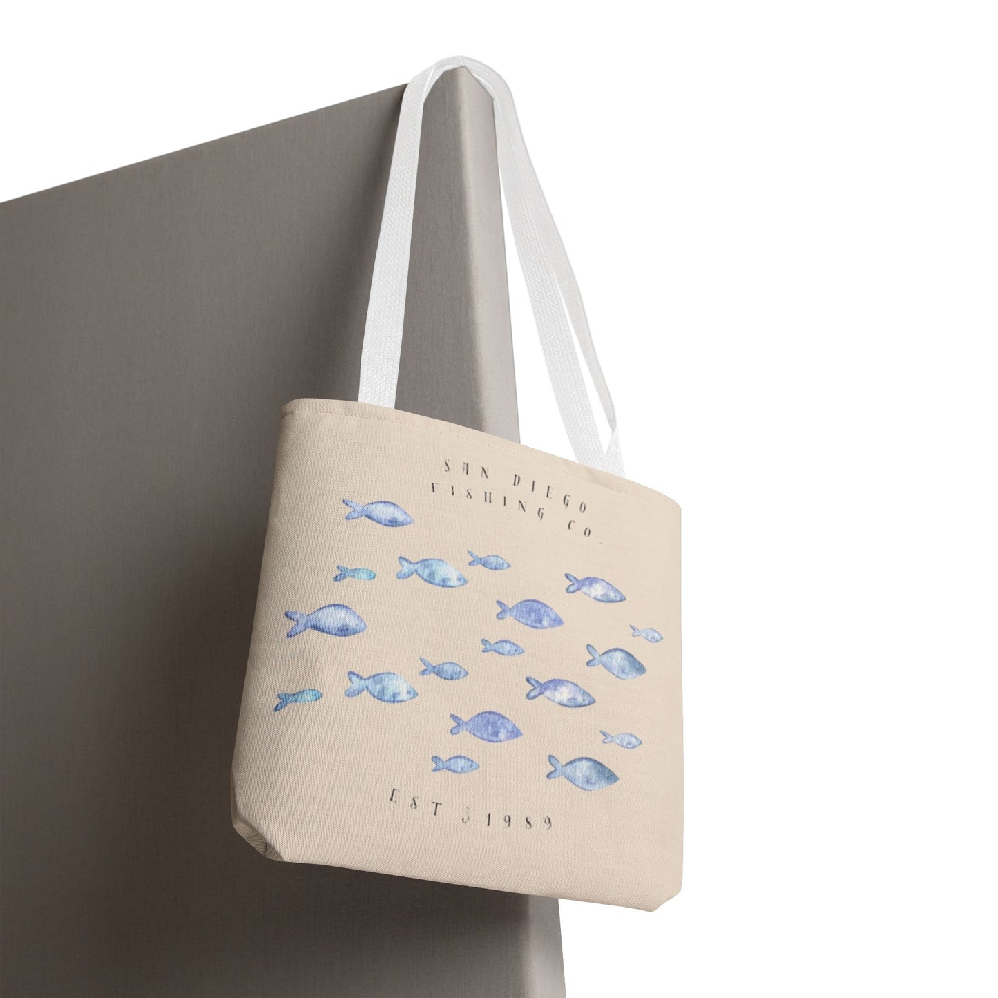 Serene Fish Design Tote Bag