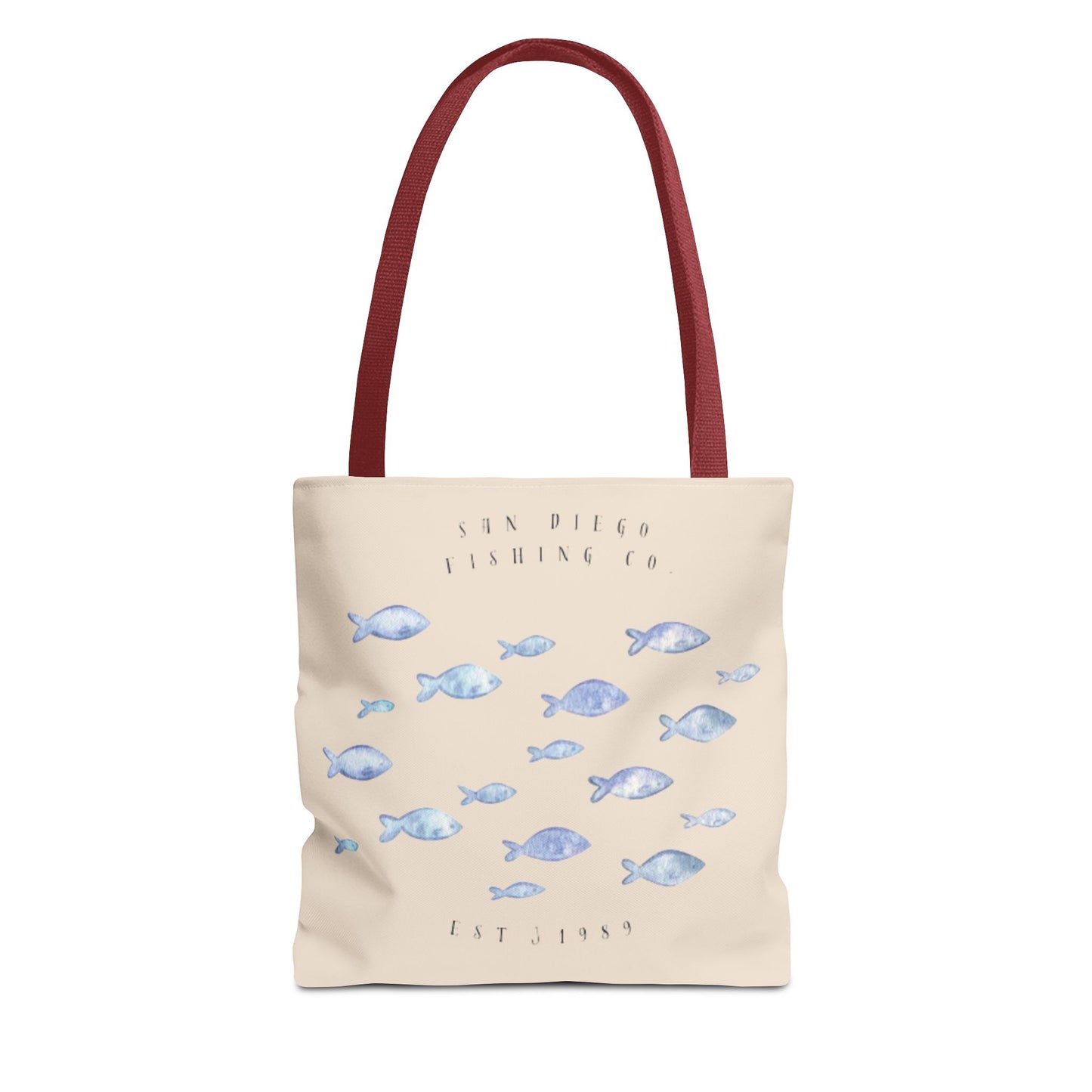 Serene Fish Design Tote Bag